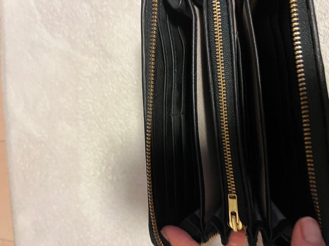 ズッケロ長財布　黒　大容量