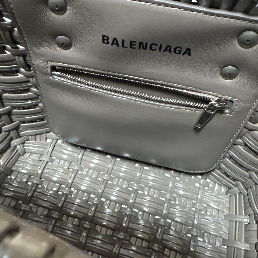 ⭐︎極美品⭐︎バレンシアガ エナメル ビストロバスケットバッグXS