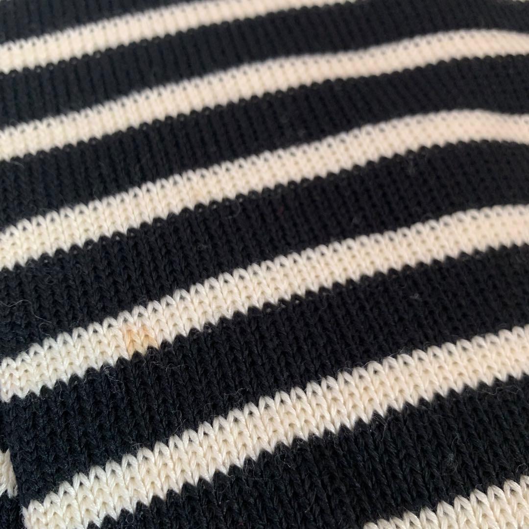 SAINT LAURENT Paris サンローラン パリ　ボーダー　マフラー