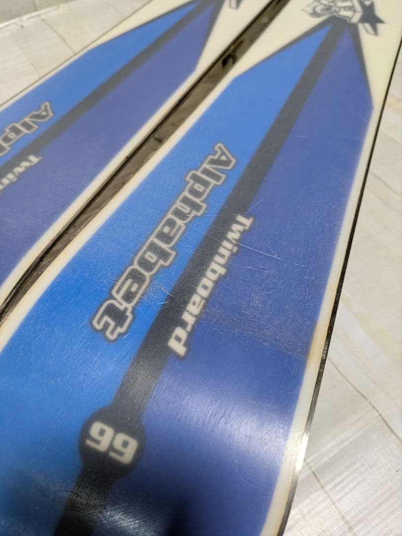 ALPHABET 99cm　27-27.5cm ショートスキー　ファンスキー