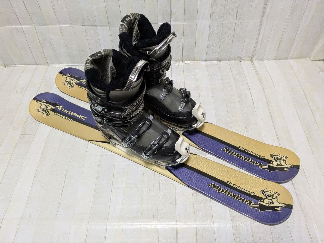 ALPHABET 99cm　27-27.5cm ショートスキー　ファンスキー