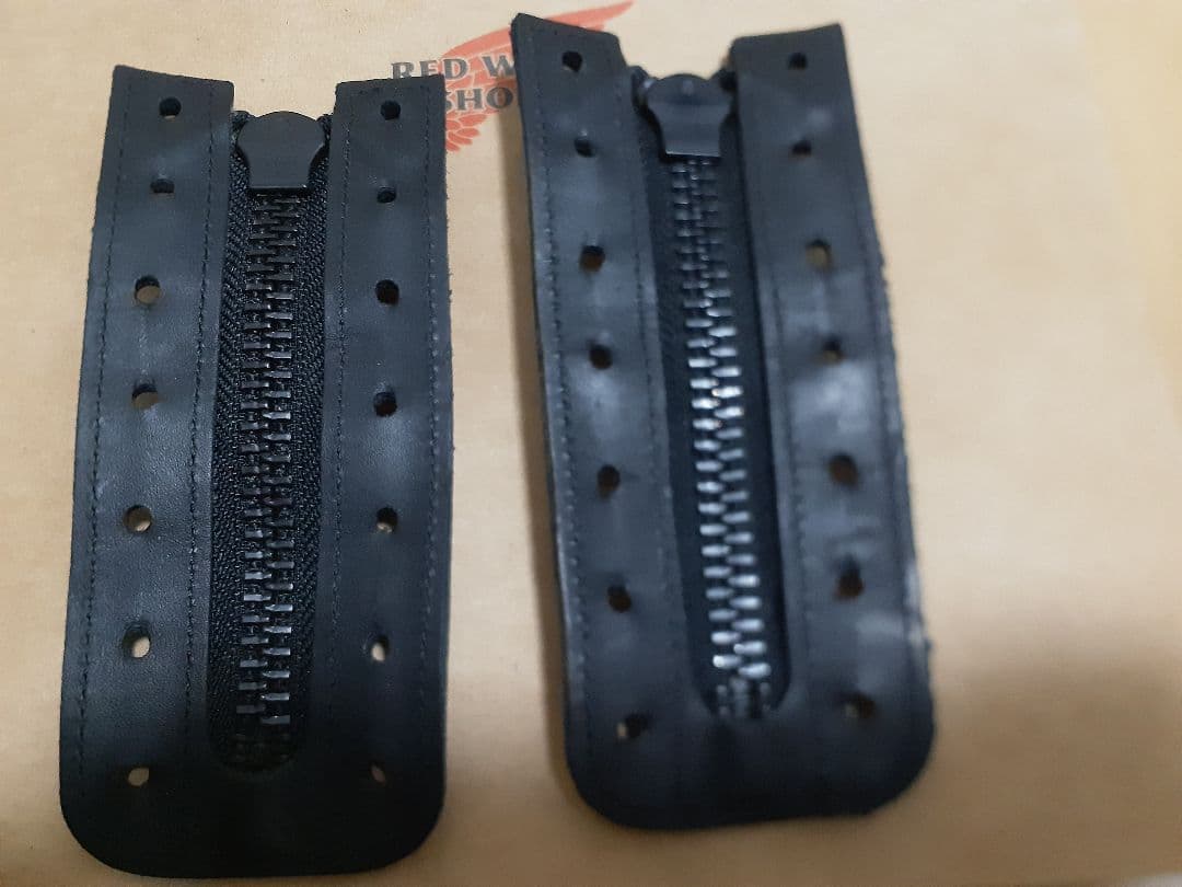 銀杏　RED WING ブラックレザー 純正　　ジッパーユニット