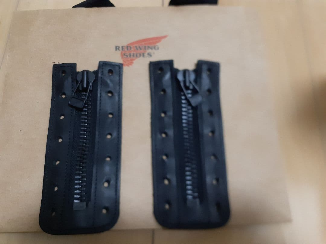 銀杏　RED WING ブラックレザー 純正　　ジッパーユニット