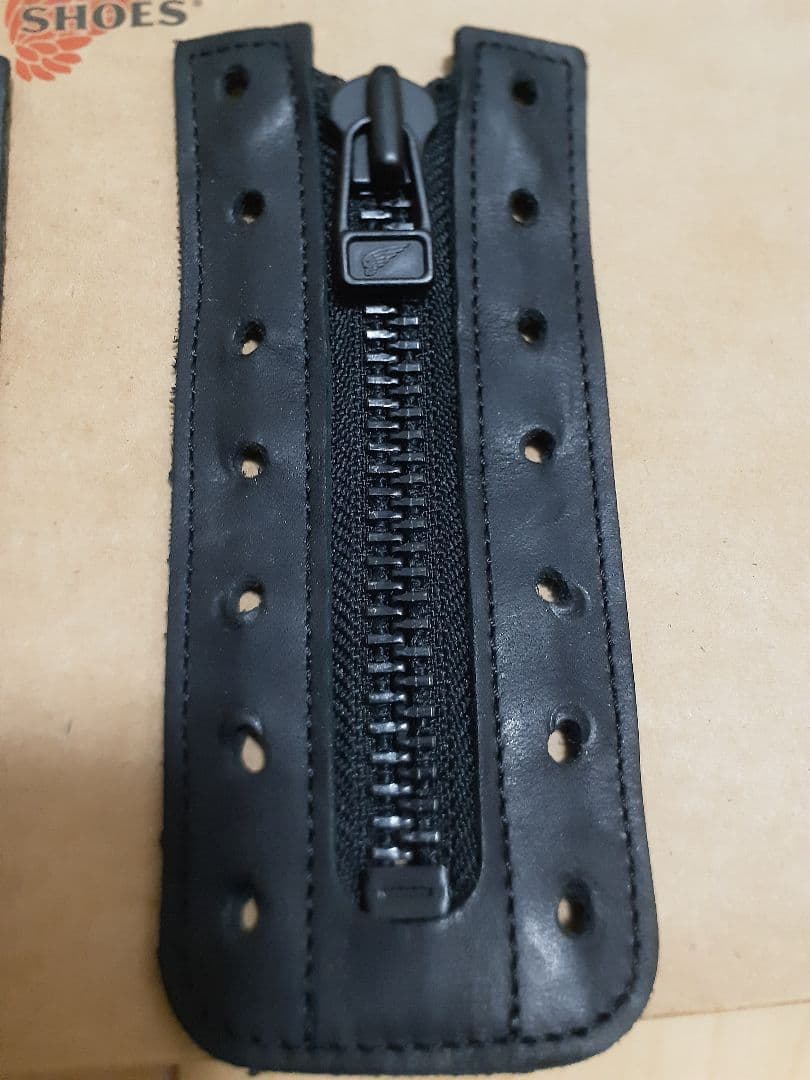 銀杏　RED WING ブラックレザー 純正　　ジッパーユニット