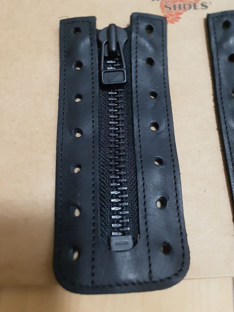 銀杏　RED WING ブラックレザー 純正　　ジッパーユニット