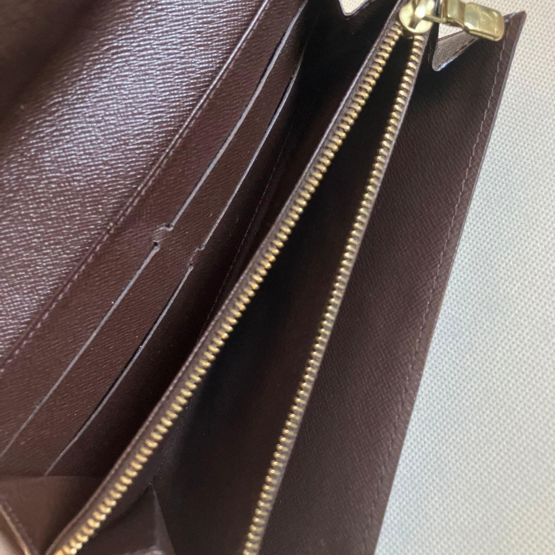 【あーちゃん】ダミエ　長財布　二つ折り