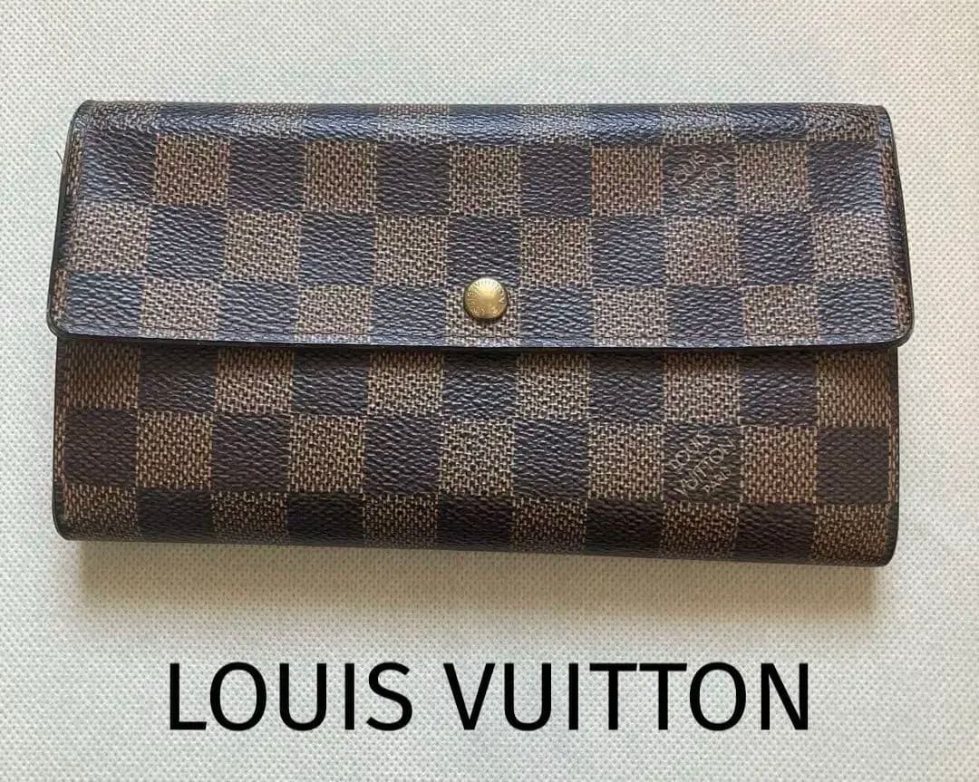 【あーちゃん】ダミエ　長財布　二つ折り