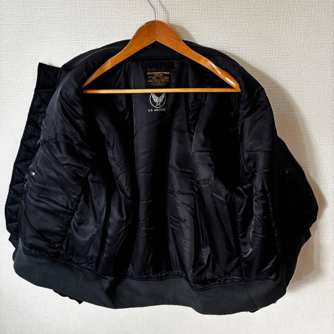 WAIPER.inc MA-1 フライトジャケット ネイビー　XL