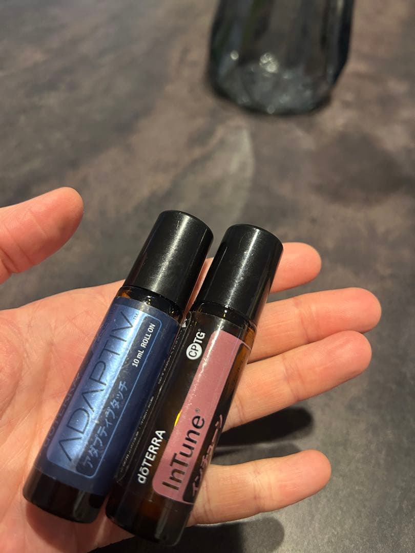 【値下げ！】ドテラ木箱　オイル　ローズタッチ、ジャスミンタッチetc