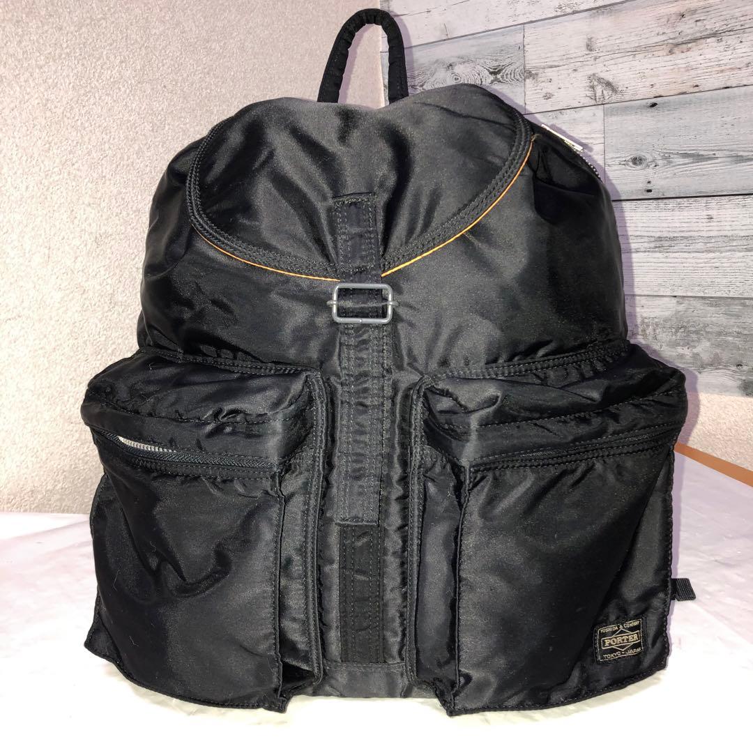 美品✨ポーター タンカー リュック バックパック 大容量 A4可 ブラック