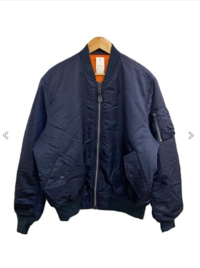 【美品】【希少XLサイズ】【希少ネイビー】【アルファ】【MA-1】