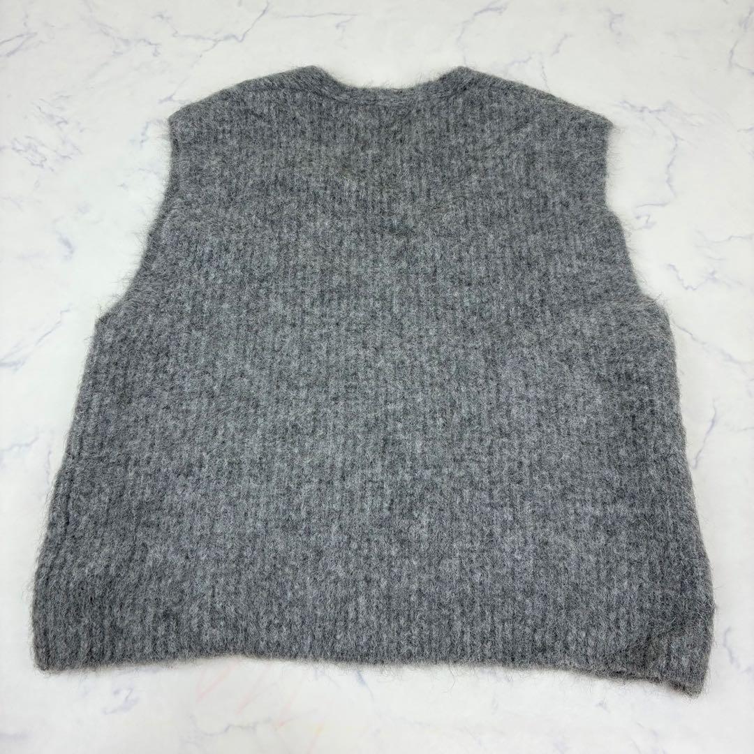 Spick & Span✨24AW✨ファーニットベスト アルパカ混　ふわふわ