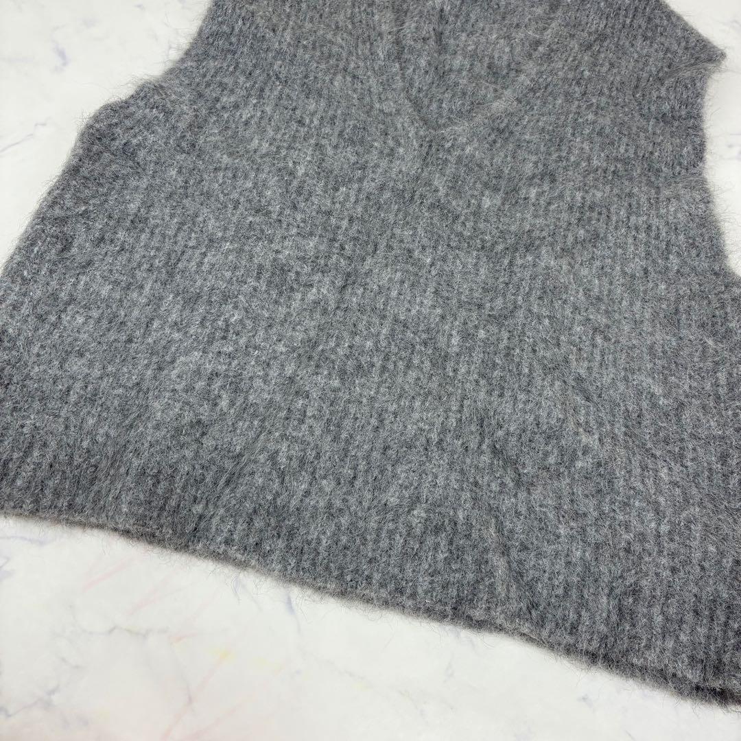 Spick & Span✨24AW✨ファーニットベスト アルパカ混　ふわふわ