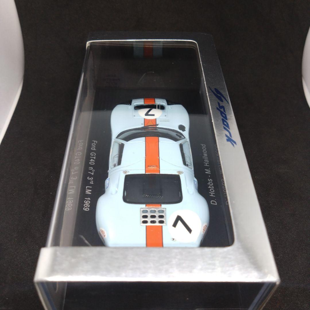 スパーク 1/43 フォード GT40 1969 ル・マン24時間 3位 ガルフ