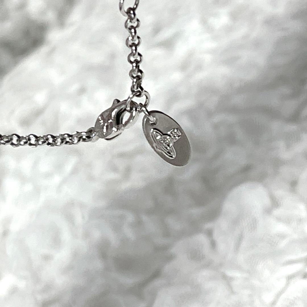 極美品✨vivienne westwood ネックレス ラインストーン　シルバー