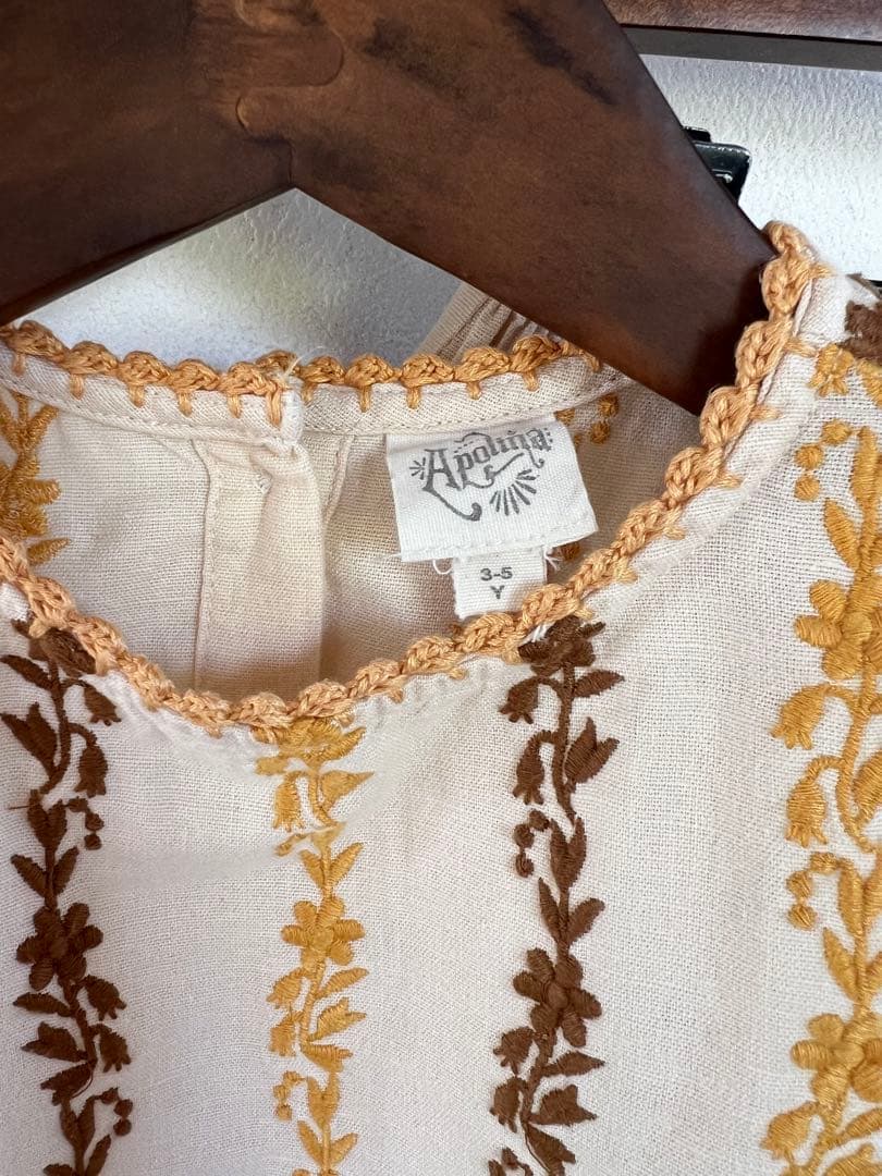 アポリナ APOLINA JUNE SKIRT SET _MILK 3-5y