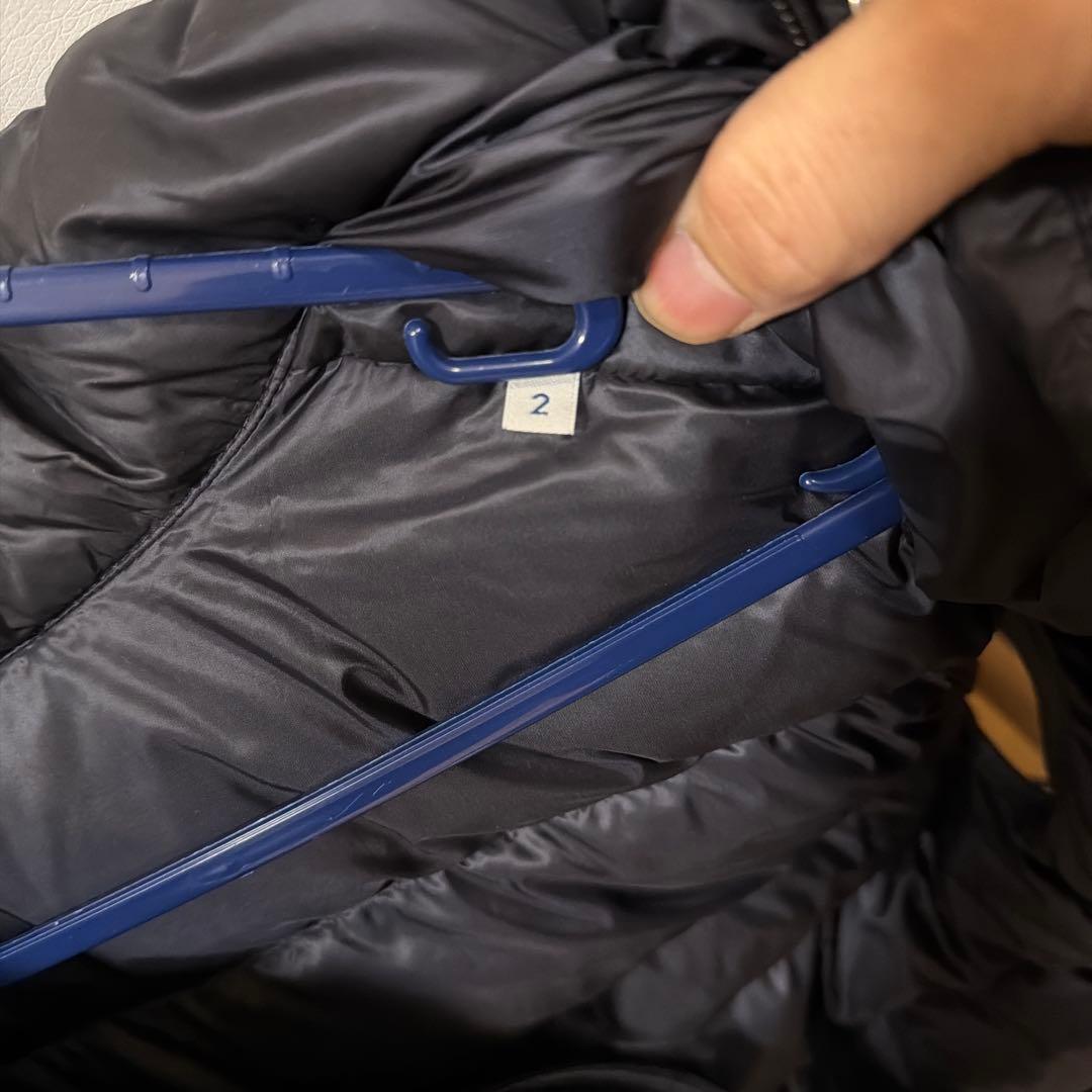MONCLER モンクレール ダウンベスト サイズ2 ブラック 美品 ほぼ未使用