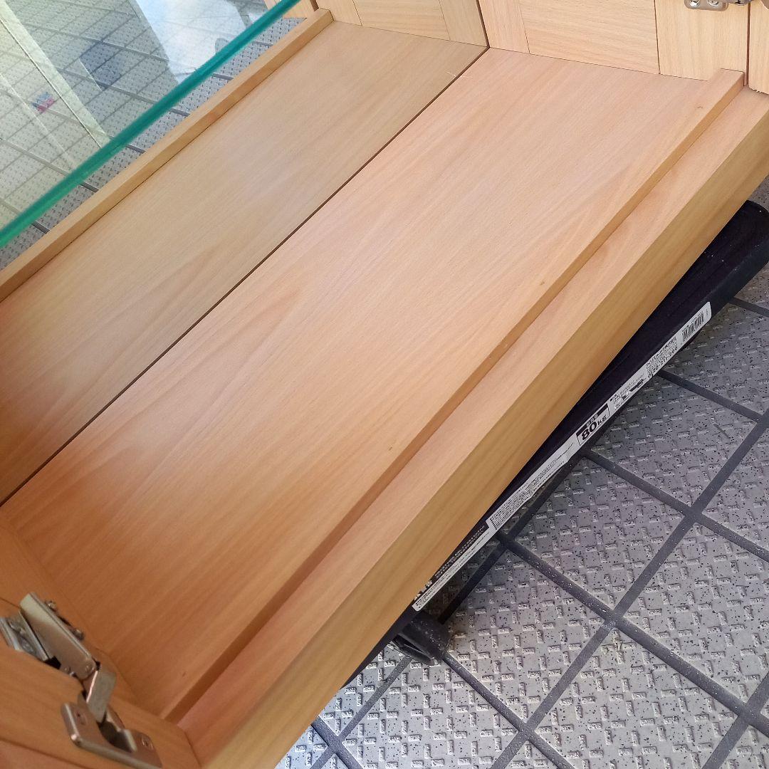 高さ160 幅62 奥行30(cm) コレクションケース 5段 ガラスケース