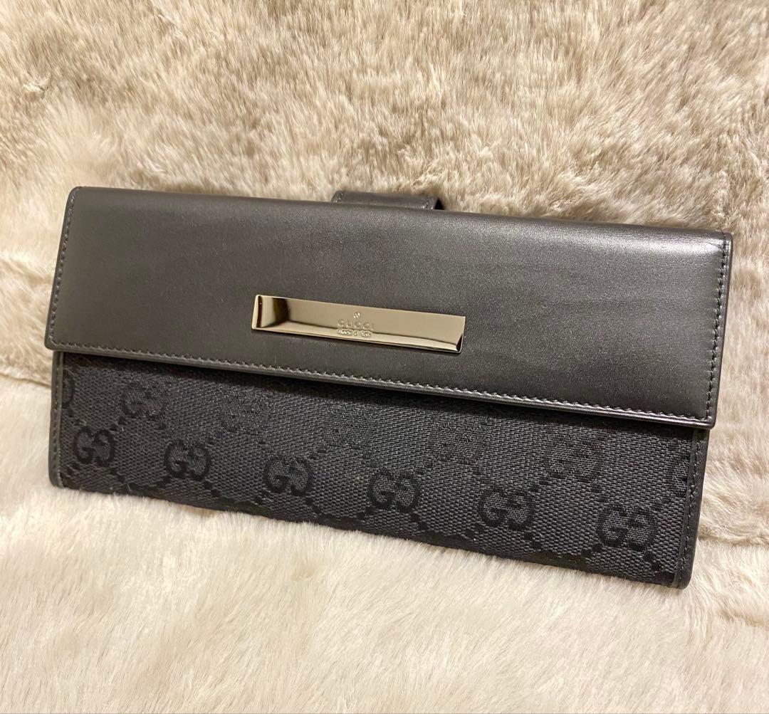 【新品】GUCCI ブラック 長財布