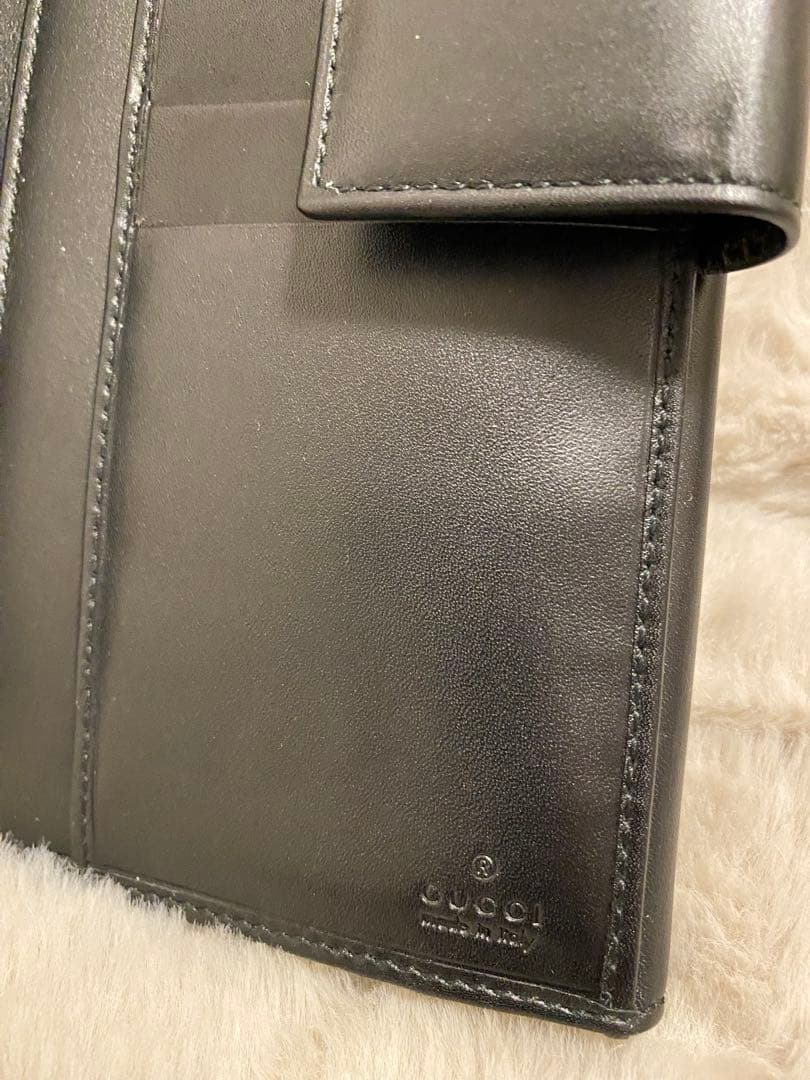 【新品】GUCCI ブラック 長財布