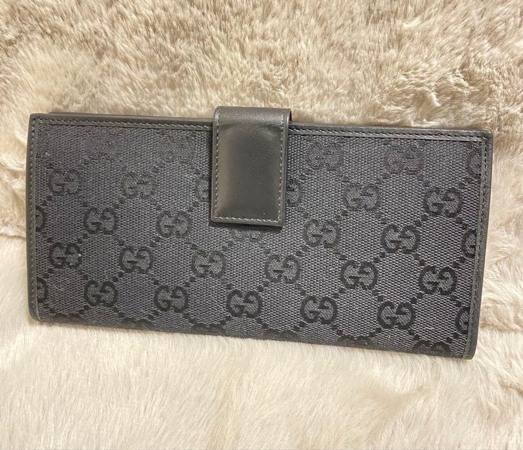 【新品】GUCCI ブラック 長財布