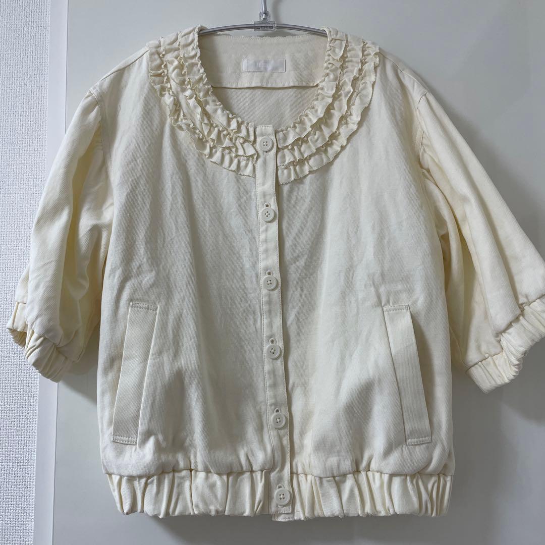 最終価格 ピンクハウス 麻混サマージャケット 新品未使用