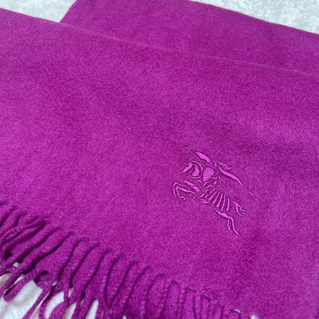 BURBERRY ピンク カシミヤ マフラー