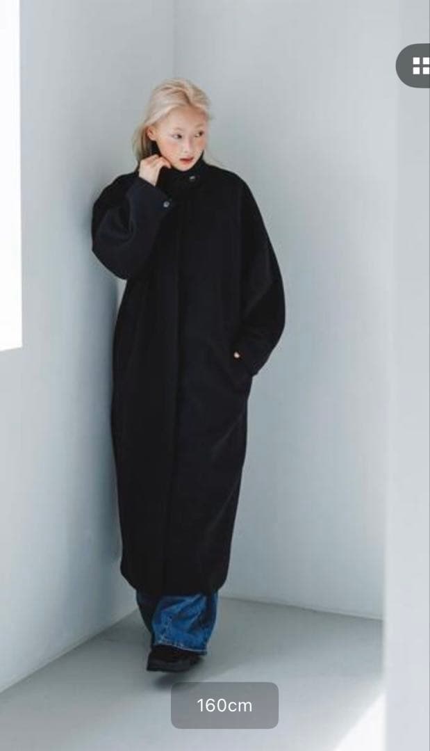 KBF⭐︎ステンカラーコート⭐︎ブラック