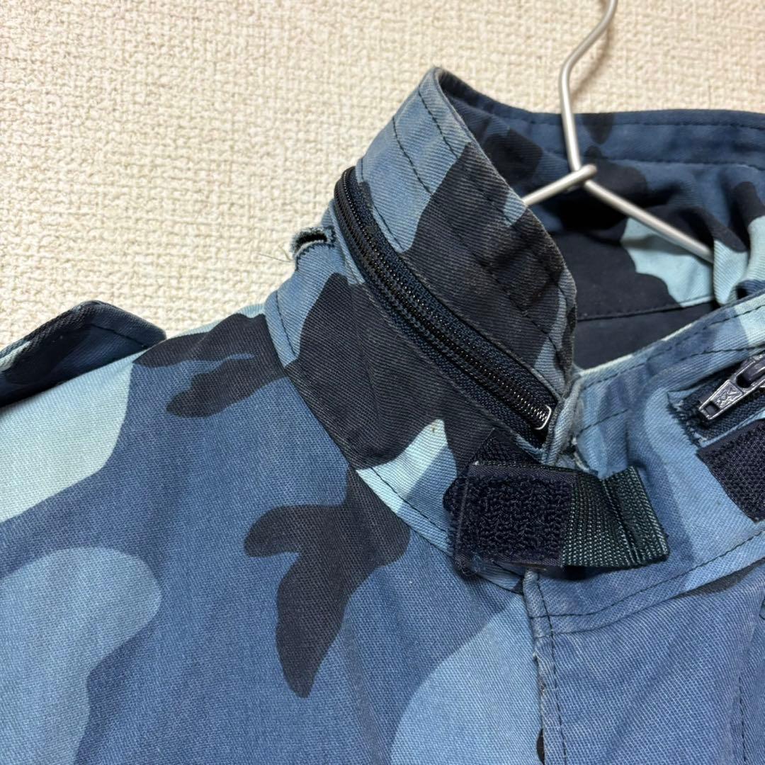 【USA製 実物規格】ALPHA INDUSTRIES M-65 ブルーカモ