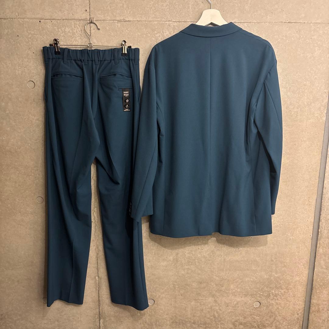 【未使用品】shareef ダブルジャケット スーツセットアップ　ブルー