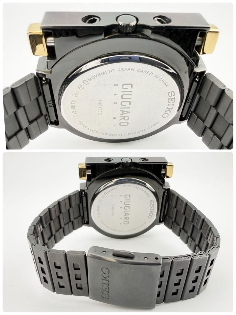 希少 状態良好品 セイコージウジアーロ SCED043 メンズ クォーツ 腕時計