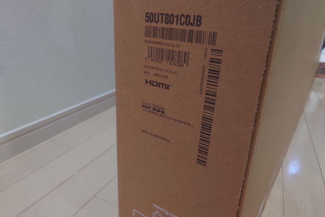 [新品•未開封] LG 50ut801c0jb 液晶テレビ