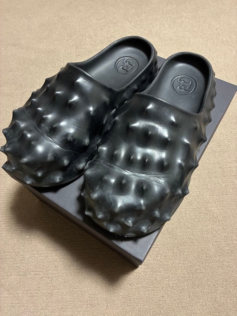 MADFRENZY トゲ付きブラックサンダルフリーサイズ