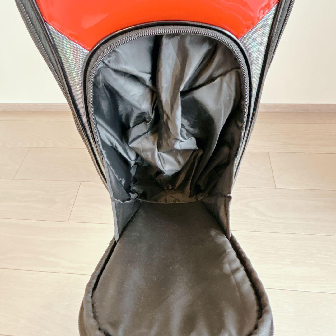 極美品 J.LINDEBERG ジェイリンドバーグ キャディバッグ 赤