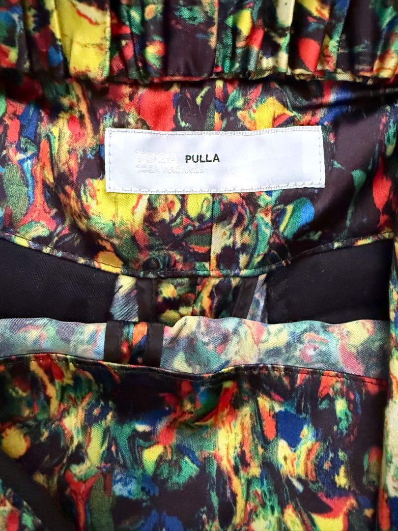 トーガプルラTOGA PULLA☆パンツ☆ カラフル抽象模様TP91-FF247