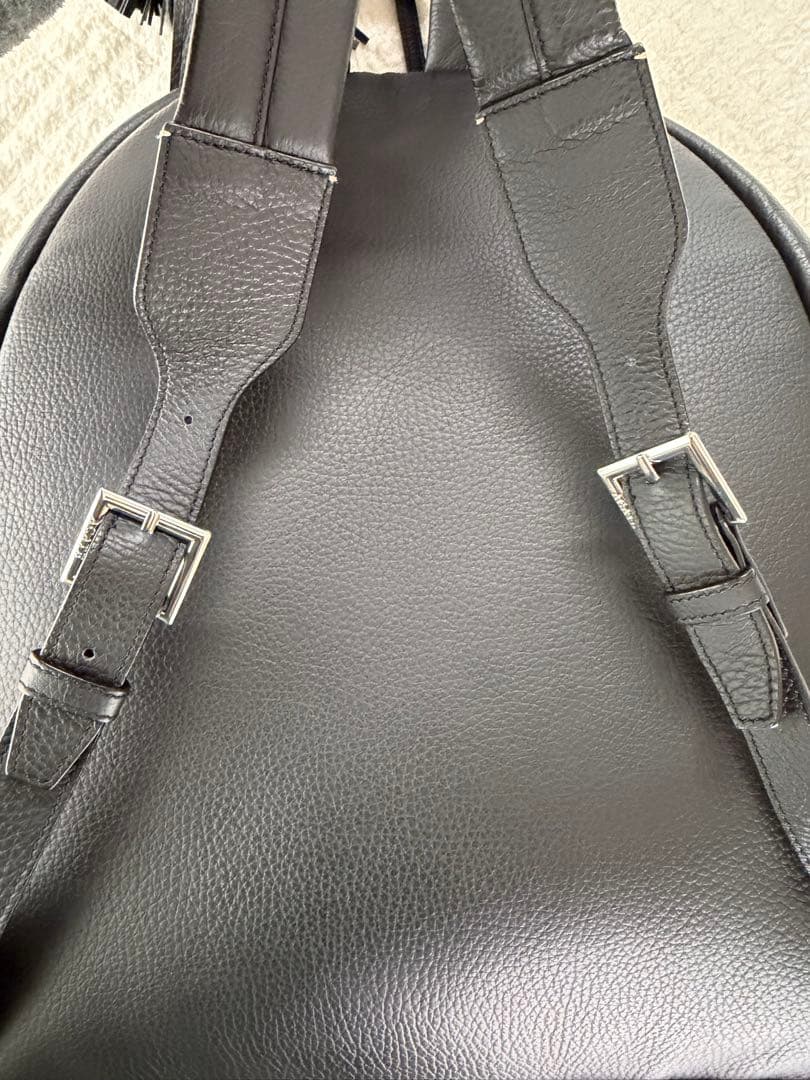 【トッキー 】ACATEアカーテ　レザーバックパック　黒（ブラック）