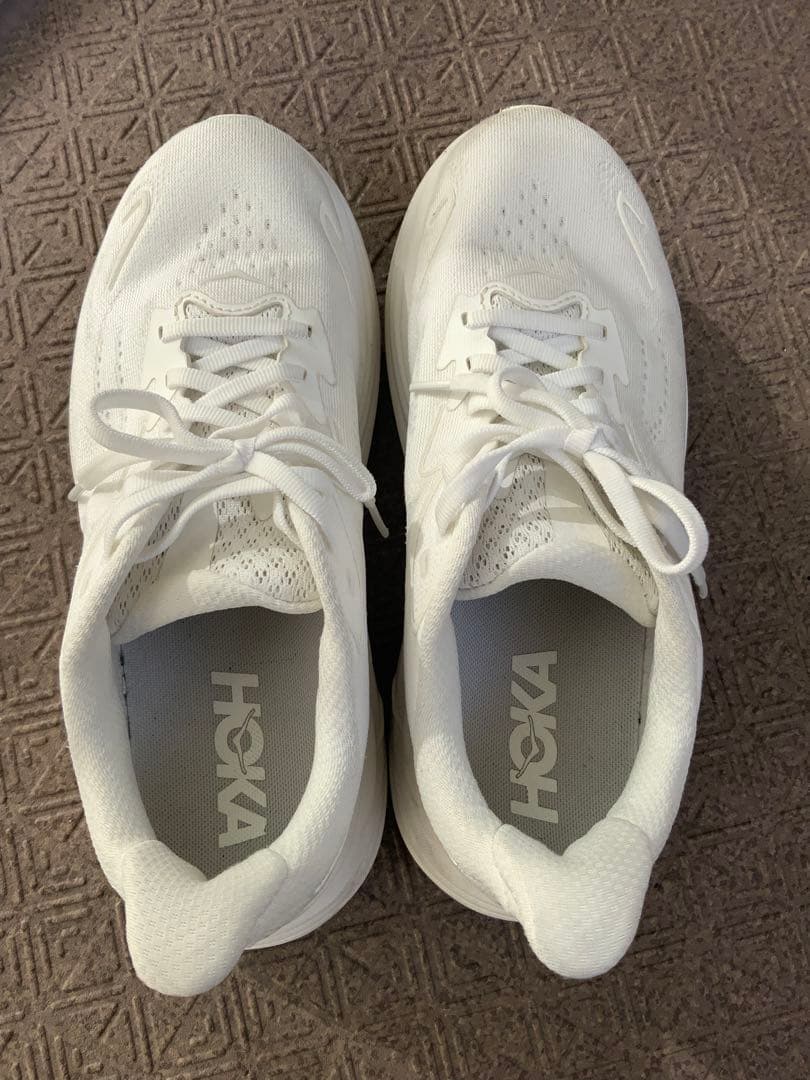 HOKA /スニーカー/ホワイト/レディース/ウォーキングシューズ/ランニング/