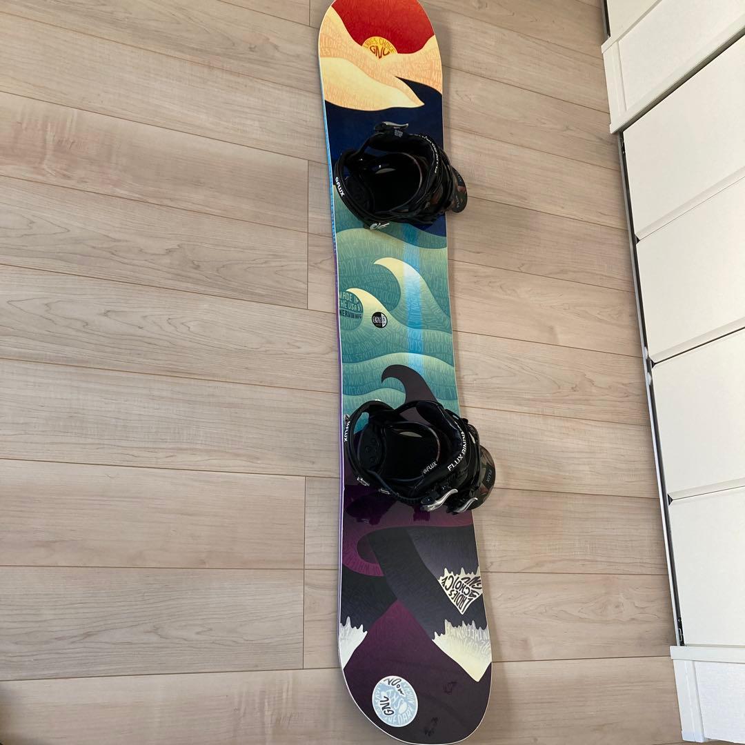 GNU スノーボード Fluxバインディング