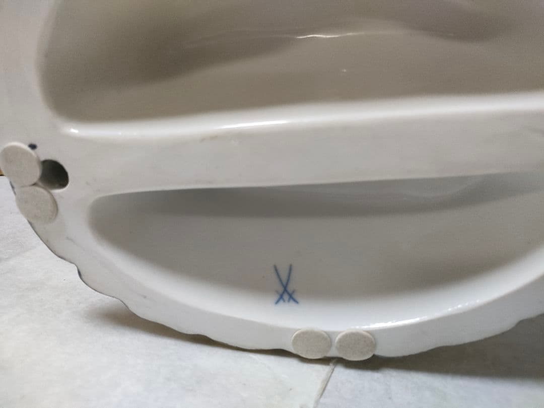 D*t様 マイセンMeissen　 フィギュリン　 天使と女性　 陶器人形　 置