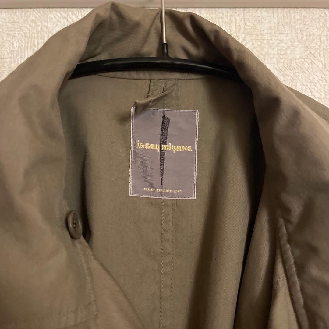 Issey Miyake イカコート オリーブ