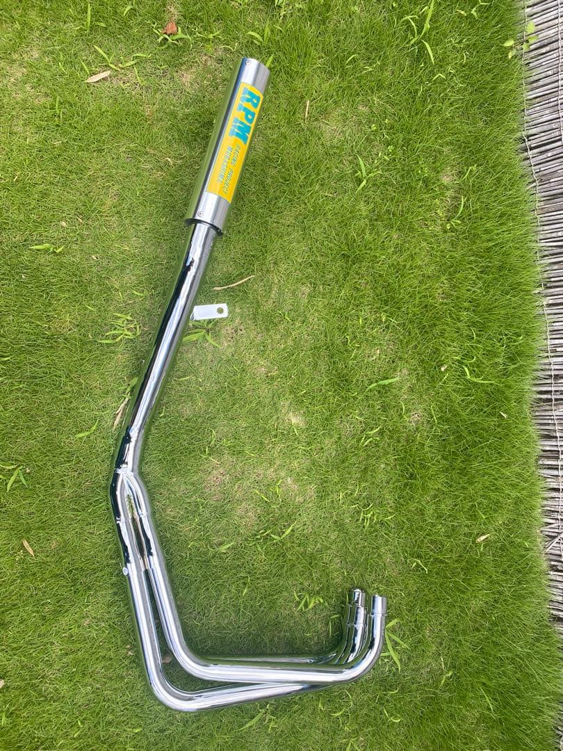 ゼファー400 マフラー　メッキ　新品　RPM タイプ　送料込み