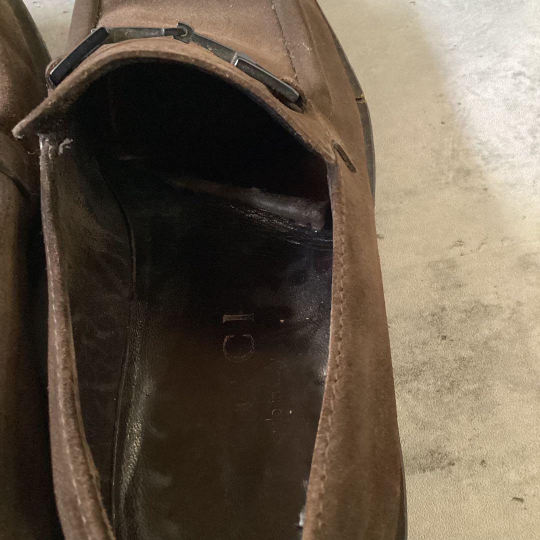 Gucci グッチ ローファー　スウェード調　ブラウン