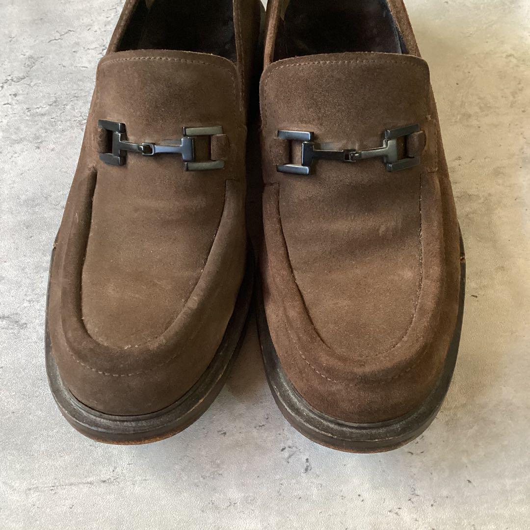 Gucci グッチ ローファー　スウェード調　ブラウン