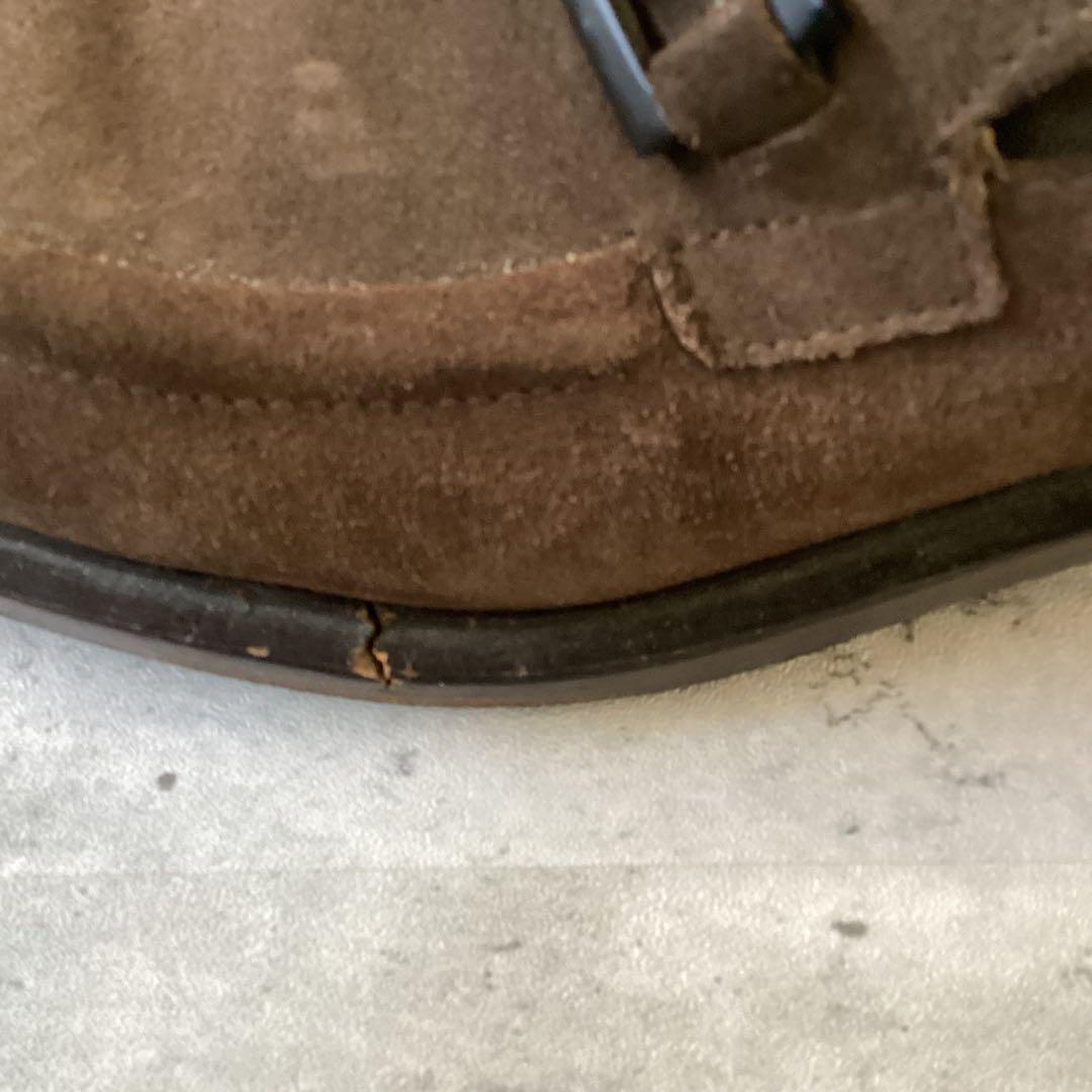 Gucci グッチ ローファー　スウェード調　ブラウン