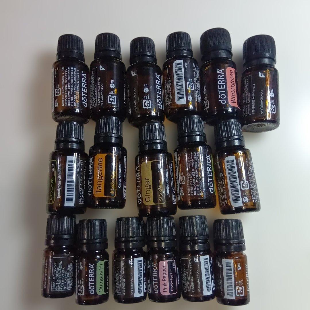 最終値下げ　正規品　開封済　ドテラアロマオイルまとめ売り　15本