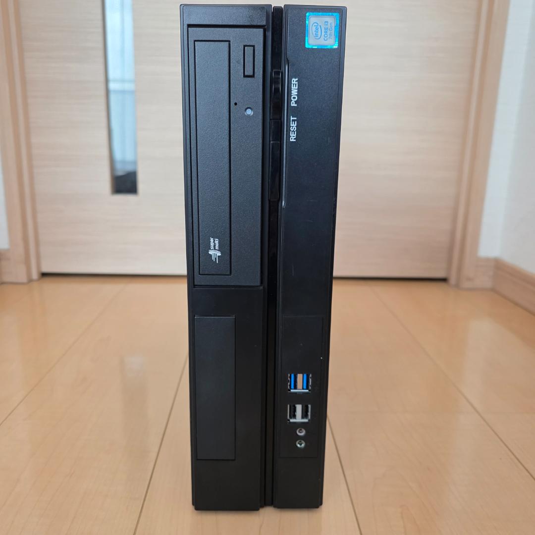 中古ドスパラBTO デスクトップPC Corei3/8GB/SSD256GB