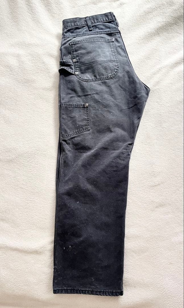 00s ディッキーズ ペインターパンツ ワーク ブラック ダメージ ダック