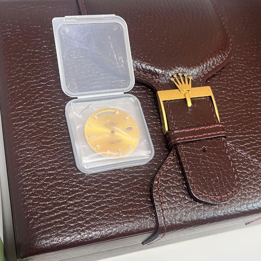 ロレックスデイデイト 純正10Pダイヤ文字盤&針 セット