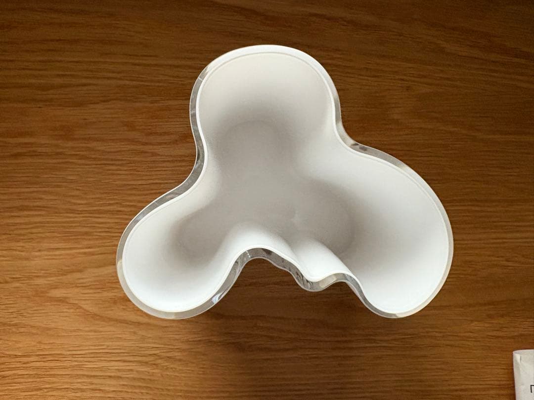 イッタラ アルヴァ・アアルト ベース 花瓶 120mm オパールホワイト