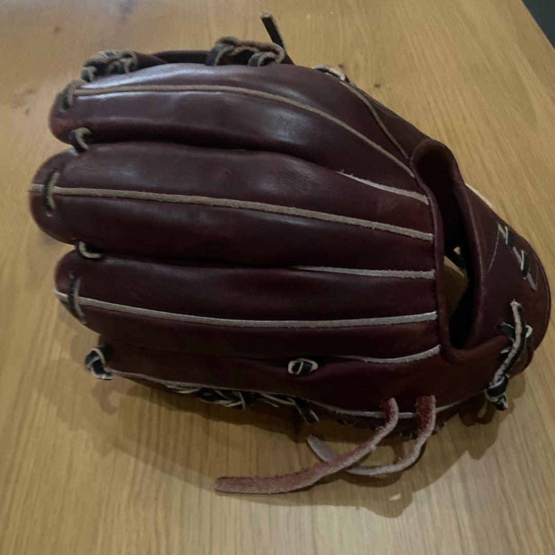 ダークレッド レザー 硬式グローブ